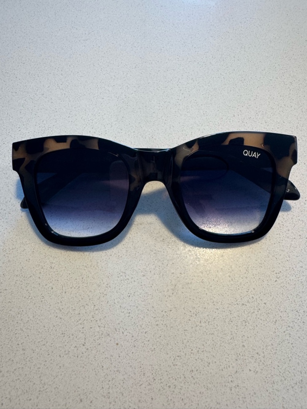 Quay Australia Tortoise Black Gradient Lens Sunglasses